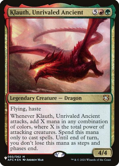 Klauth, Unrivaled Ancient card art