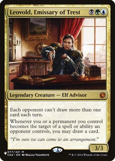 Leovold, Emissary of Trest card art