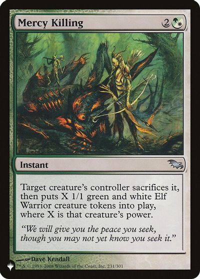 Mercy Killing card art