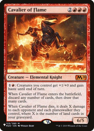 Cavalier of Flame card art