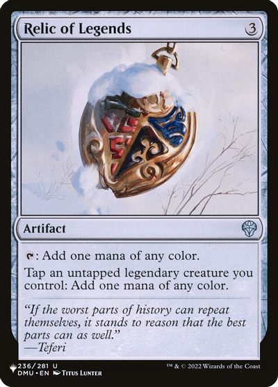 Relic of Legends card art