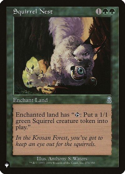 Squirrel Nest card art