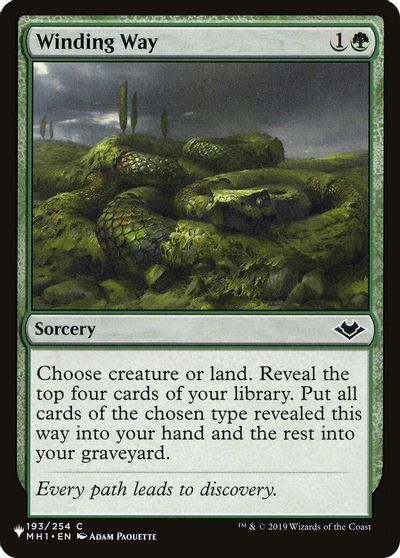 Winding Way card art