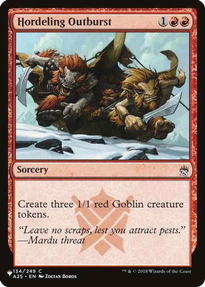 Hordeling Outburst card art