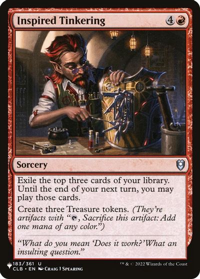 Inspired Tinkering card art