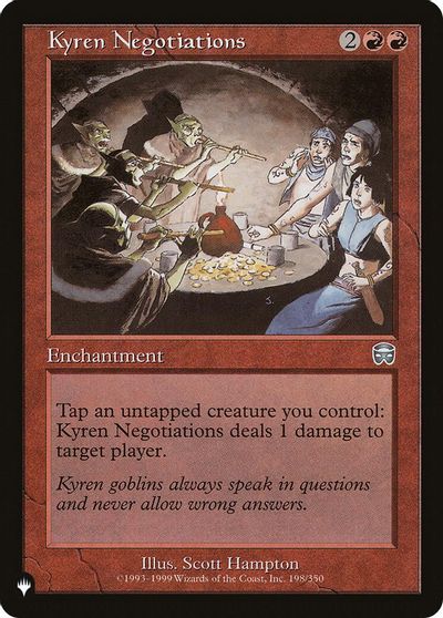 Kyren Negotiations card art