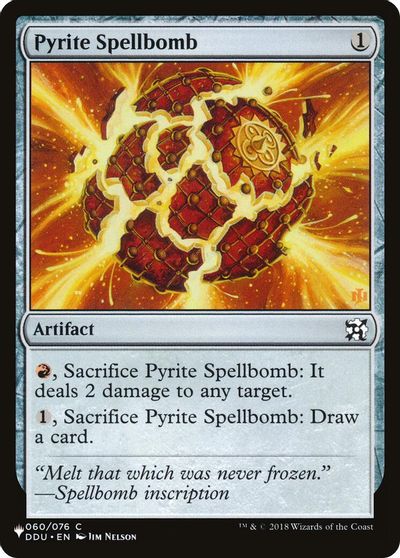 Pyrite Spellbomb card art