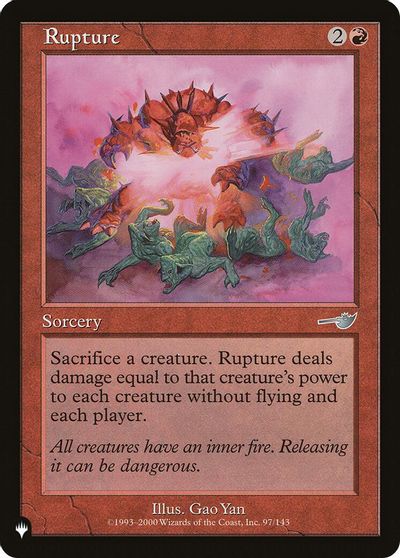 Rupture card art