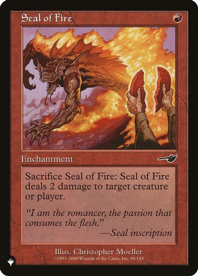 Seal of Fire card art