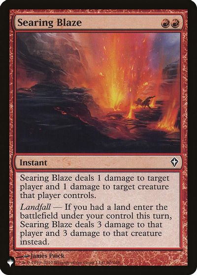 Searing Blaze card art