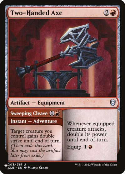 Two-Handed Axe card art