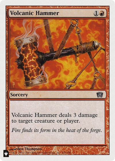 Volcanic Hammer card art