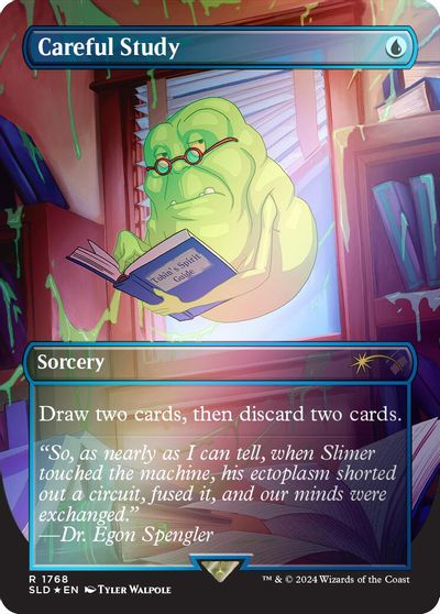 Careful Study (Rainbow Foil) card art