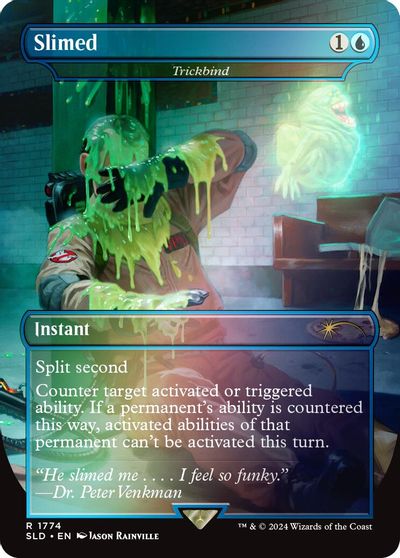 Slimed - Trickbind (Rainbow Foil) card art