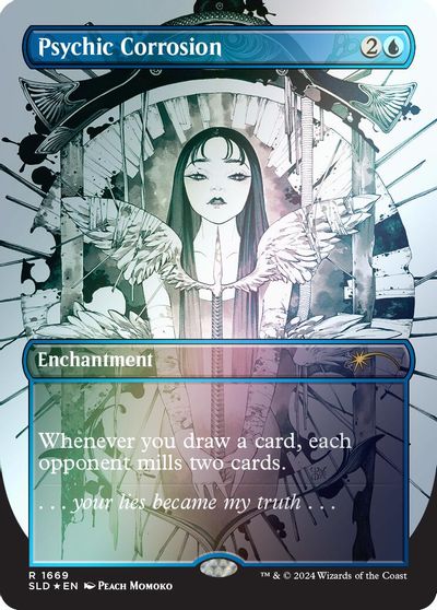 Psychic Corrosion (Rainbow Foil) card art