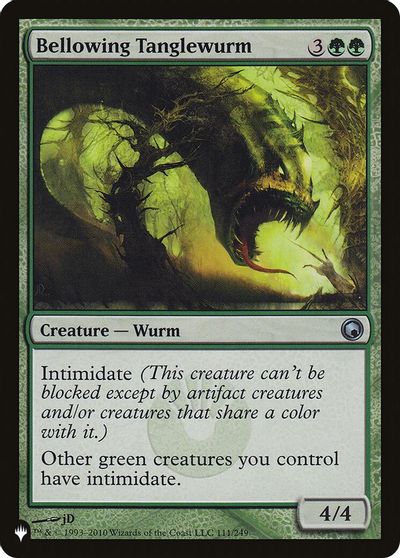 Bellowing Tanglewurm card art
