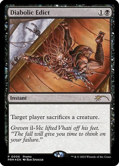 Diabolic Edict (Graphic Novel Insert) card art