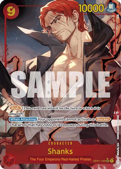 Shanks (OP01-120) (Alternate Art) card art