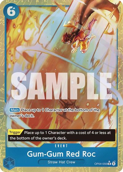 Gum-Gum Red Roc (Alternate Art) card art