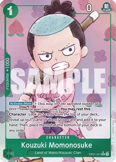 Kouzuki Momonosuke (Alternate Art) card art