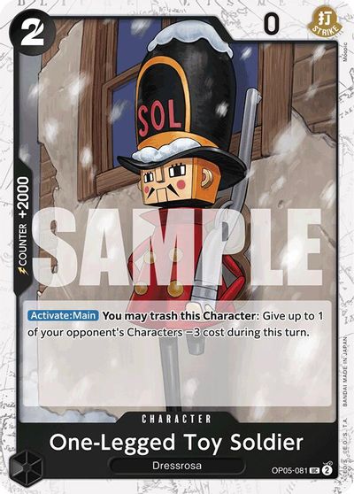 One-Legged Toy Soldier (Jolly Roger Foil) card art