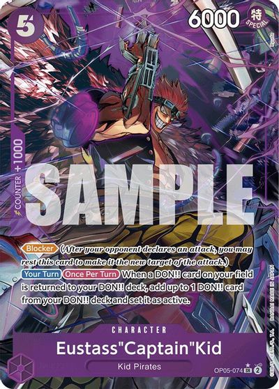 Eustass"Captain"Kid (OP05-074) (Alternate Art) card art