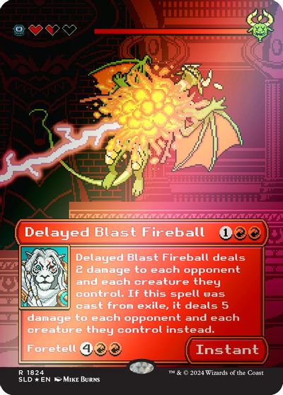 Delayed Blast Fireball (Rainbow Foil) card art