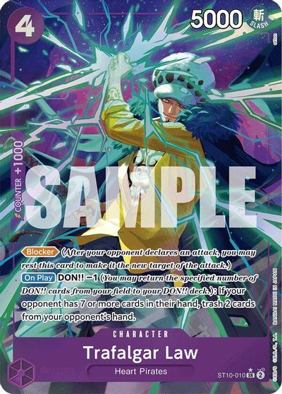 Trafalgar Law (ST10-010) (Alternate Art) card art