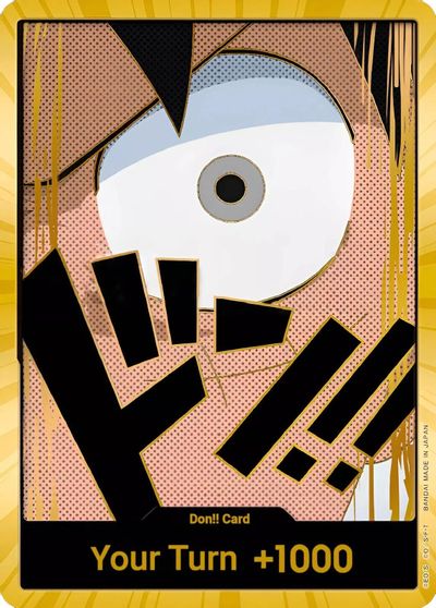 DON!! Card (Luffy) (Gold) card art