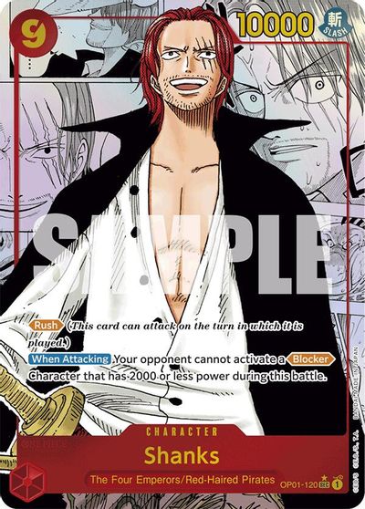 Shanks (Manga) card art