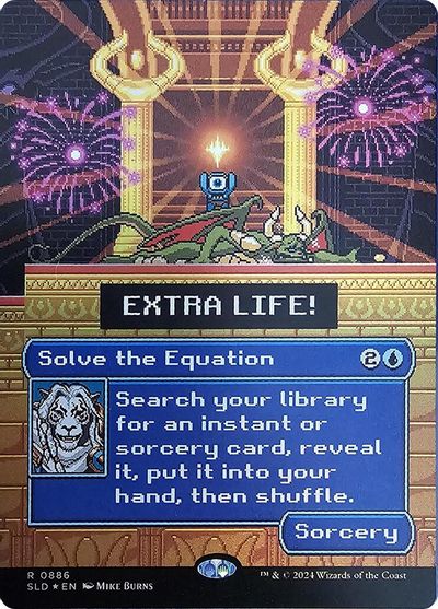 Solve the Equation (0886) (Rainbow Foil) card art