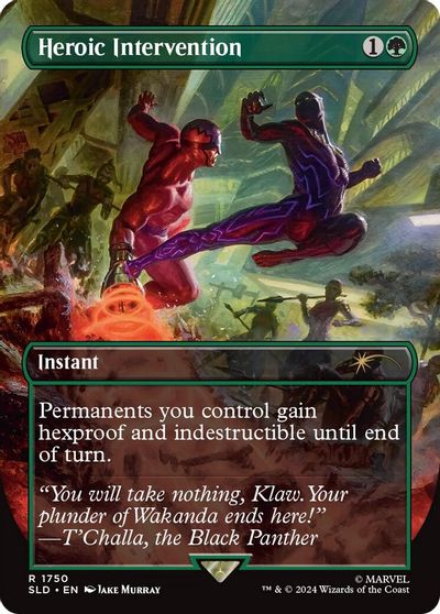 Heroic Intervention (Rainbow Foil) card art