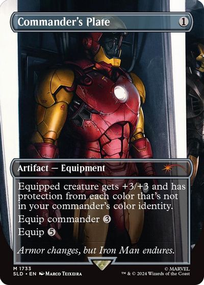 Commander's Plate (1733) card art