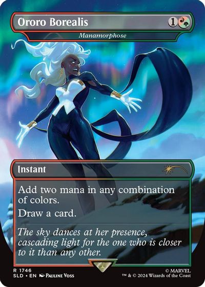 Ororo Borealis - Manamorphose (Rainbow Foil) card art