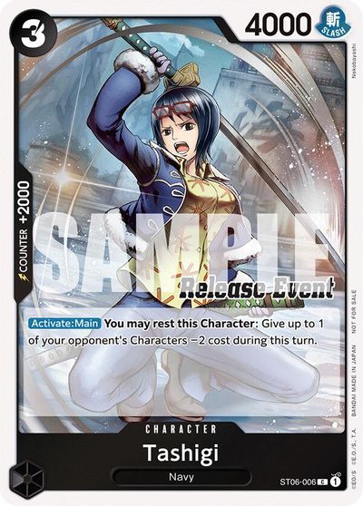 Tashigi (ST15 - ST20 Release Event Winner Pack) card art