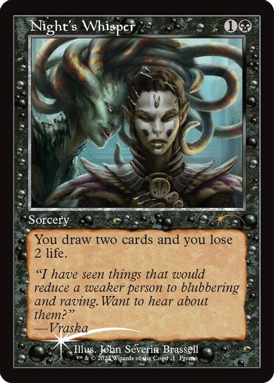 Night's Whisper (Retro Frame) card art