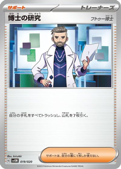 Professor's Research card art