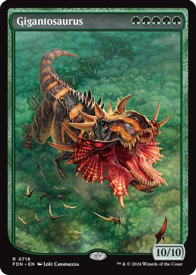Gigantosaurus (Full Art) card art