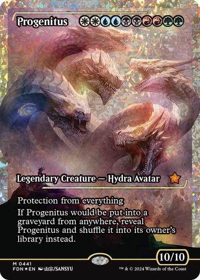 Progenitus (Showcase) (Fracture Foil) card art
