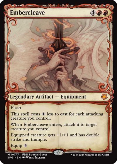 Embercleave (Showcase) card art