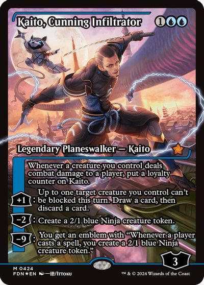 Kaito, Cunning Infiltrator (Showcase) card art
