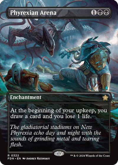 Phyrexian Arena (Borderless) card art