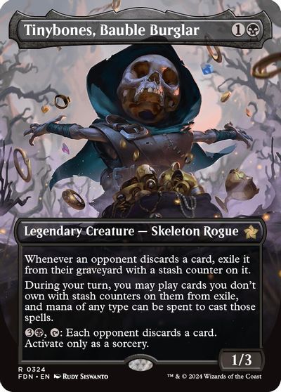 Tinybones, Bauble Burglar (Borderless) card art