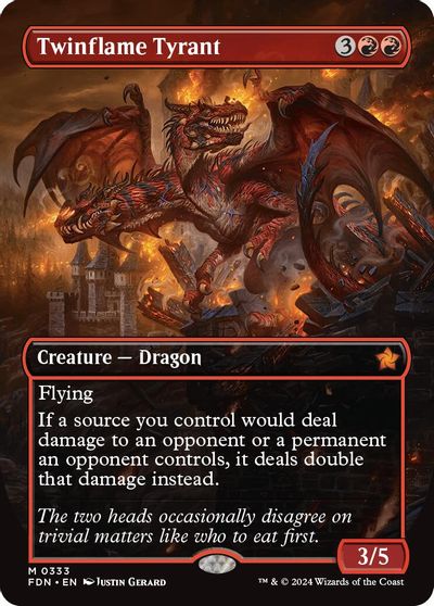Twinflame Tyrant (Borderless) card art