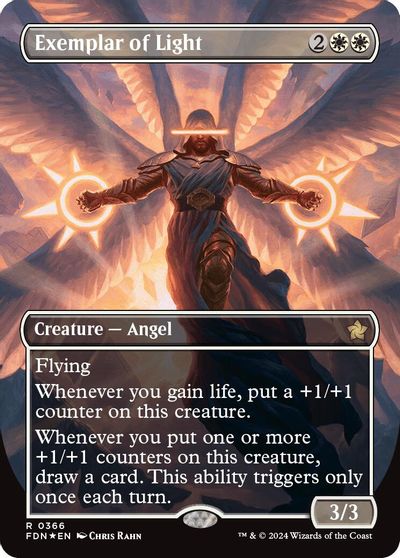 Exemplar of Light (Borderless) (Mana Foil) card art