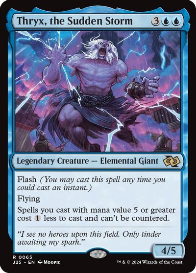 Thryx, the Sudden Storm (Anime) card art