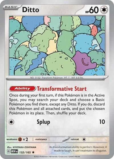 Ditto - 132/165 card art