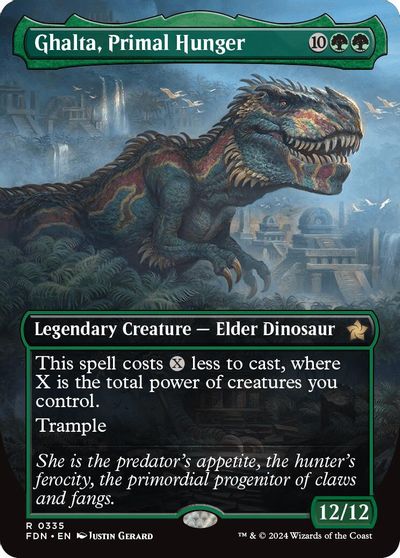 Ghalta, Primal Hunger (Borderless) card art