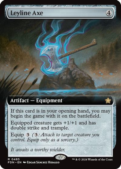 Leyline Axe (Extended Art) card art