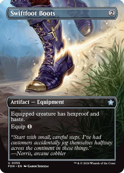 Swiftfoot Boots (Borderless) card art